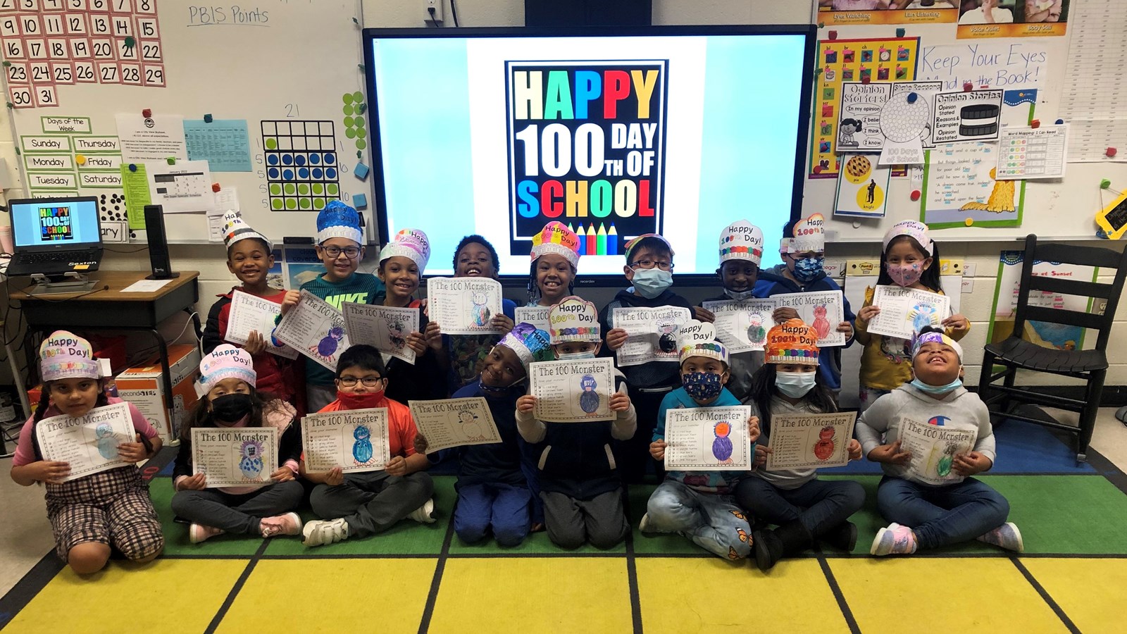 Happy 100th Day of Learning at City View Elementary School
